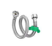 Manguera trenzada de acero inoxidable Grifo for calentador de agua doméstico Tubo de entrada de agua fría y caliente Tubo de agua de metal(70CM)