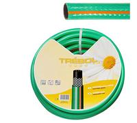 Manguera Verde Trebol Trenzado 19 mm. 3/4"" Rollo 50 Metros