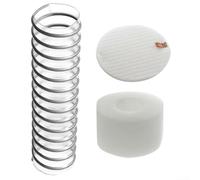 Manguera y filtro de repuesto para Shark para rotador profesional para LiftAway NV680 NV801, manguera de conducto inferior transparente compatible con unidad principal y herramienta de suelo con