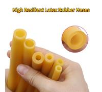 Mangueras de goma de látex, banda elástica amarilla IDxOD de 1,6~18mm, tubo médico quirúrgico de alta resistencia, tirachinas(1 meter,ID 3mm x OD 5mm)