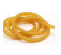 Mangueras de goma de látex de 1/10/30M, bandas de goma de tubo elástico Beige de 1,6~9mm, color amarillo Für Outdoor(10Meters,ID 3.0mm x OD 5mm)