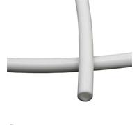 Mangueras de goma, Manguera multicolora de la longitud del 1m identificación 0.5-25m m tubo silicón categoría alimenticia(White,1M-2X5MM)