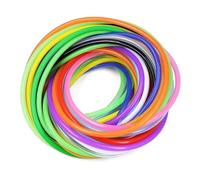 Mangueras de goma, Manguera multicolora de la longitud del 1m identificación 0.5-25m m tubo silicón categoría alimenticia(Yellow,1M-8X10MM)