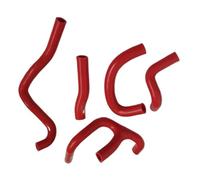 Mangueras radiador coche Compatible Con Suzuki Para Aprilia Para RS250 1996 1997 1998 1999 2000 2001 2002 2003 2004 Kit De Mangueras Y Tubos De Radiador(Red)