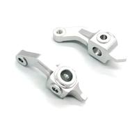 Mangueta dirección para Tamiya para Hornet para EVO 58742 DT02 DT03 1/10 Copa Dirección Metal Control Remoto Piezas Mejora Coche Accesorios(Silver)