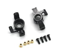 Mangueta DireccióN Rc Para Gladiador Para ZD MT16 BX12 X12S PT14R 1/14 Copa Dirección Mejorada Metal Coche Control Remoto Carreras Reemplazar Piezas Modificadas(Black)