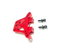 Mangueta DireccióN Rc Para Traxxas Para LaTrax Para Teton 1/18 Kit Piezas Mejora Metal Bloque Rueda Bloques Dirección Brazo Suspensión Accesorios Coche RC(Red,Rear shock)