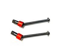 Mangueta DireccióN Rc Para Traxxas Para LaTrax Para Teton 1/18 Kit Piezas Mejora Metal Bloque Rueda Bloques Dirección Brazo Suspensión Accesorios Coche RC(Red,Drive shaft)
