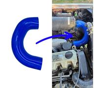 Manguito admision compatible con Nissan Patrol 260 RD28T silicona reforzada de 5mm y 4 capas, hechos a medida para RD28T (Azul)