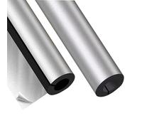 Manguito Aislante Anticongelante，Tubo de Papel de Aluminio Autoadhesivo Precortado，Retardante de Llama，Aislamiento Térmico de Tubería Industrial(T10MM X ID60MM X 0.9M)