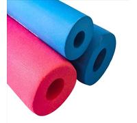 Manguito de Aislante de Tuberia Anticongelante Ignífugo，Aislamiento de Tuberías，1m de Largo Bueno para Gimnasio Equipo Cobre Tubería(Blue,T15MM X ID10MM X 1M)