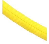 Manguito de Cable 1M/5M, Funda Trenzada Extensible de Pet con Cierre automático, Manguera aislada Flexible, Envoltura Alambre, protección Cable, Tubo calcetín(Yellow,10mm,1 Meter)