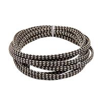 Manguito de Cable 2/4/6/8/10/12/14/16/20/25/30/40mm Expandable Insulated Braided Sleeving Tight Wire Gland Protection Cable Sleeve(Gold Black,16mm,5 Meters)
