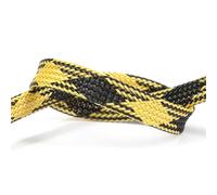 Manguito de Cable 2mm Colorful Braid Sleeve Nylon Snakeskin Mesh Insulate Retractable Shockproof Expandable Wire Protector Cable(Black Yellow,50 Meters)