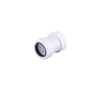 Manguito de Conexión de PVC con Tuerca Ø32 mm | Unión Desmontable y Estanca para Tuberías de Evacuación | Fácil Montaje y Reajuste sin Herramientas | NOYON & THIEBAULT
