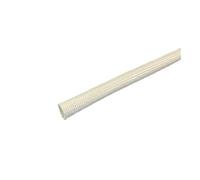 Manguito de Fibra de Vidrio Blanca de Alta Temperatura - Tubo de Fibra Suave Trenzada de 1-25 mm, 1 Pieza (Opciones de 1/5/10/20 m)(16MMx5M)