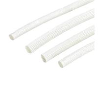 Manguito de Fibra Vidrio Trenzado for Cables, Resistente a Altas temperaturas, Longitud 3 Metros, Aislamiento, a(35mm)