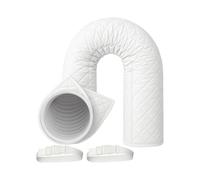 Manguito de manguera de CA portátil - Envoltura de cubierta aislante | Manguera de ventilación ligera - Accesorio versátil para conducto de escape Diseño de reducción de calor, protección de