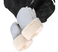 Manguito de mano para cochecito, guantes para silla de paseo, manoplas para cochecitos, invierno, impermeable, resistente al viento, extra grueso, manguito de mano para cochecito, cochecitos para