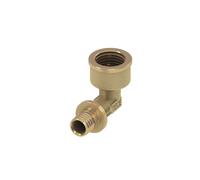 Manguito de transición acodado TECEflex, bronce al silicio, 708105, Versión: Dimensión 32 x rosca interior (RP) 1"