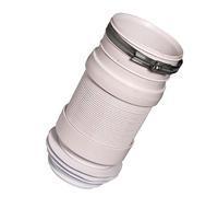 Manguito evacuación inodoro Dundee extensible comprimible máxima seguridad por brida metálica de 140mm a 310mm (110)