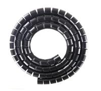 Manguito flexible for gestión de cables en espiral, tubo for 1 metro, PE, blanco, negro y gris, 8-40 mm, paquete