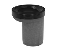 ABRISA 00000000 Manguito Inodoro PVC Excentrico 90 Mm, Gris