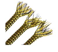 Manguito para Cable Funda de Cable Trenzado 1/5/10 m, 4 mm, 8, 12, Hilo algodón PP, Mezcla Aislamiento Flexible y expandible, Funda Protectora for para Proteger(Yellow Black,4mm,10 Meters)