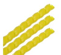 Manguito para Cable Funda Protectora de Cables en Espiral, Organizador Flexible, Funda Aislante, Protector bobinado(Yellow,8mm)