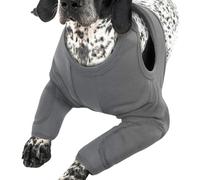 Manguito para piernas de perro para detener el lamer, manguitos antilamidos para perros, coderas para perros, patas delanteras, funda protectora - Calentadores de piernas para perros con cojín