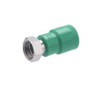 Manguito PPR con tuerca loca rosca hembra 3/4 - Ø25 mm | Ideal para conexiones desmontables en fontanería | Resistente, estanco y fácil de instalar | QUICK PLOMBERIE