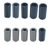 Manguito reductor de boquilla de acero 1/2 Diámetro total x 5/16 Interior 12.7mm a 8mm para Makita Dewalt Hitachi