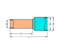 Manguito Terminal De Cable Wago - 216-204 [1000 Piezas]