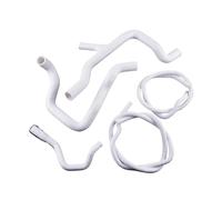 Manguito Turbo Juego Mangueras Refrigerante Silicona Para Ford Para Focus RS Mk2 2.5 RS 2009 2010 2011(Blanco)