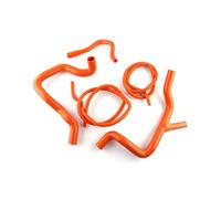 Manguito Turbo Para Ford Para Focus RS Mk2 2.5 RS 2009 2010 2011 Juego Mangueras Refrigerante Silicona(Orange)