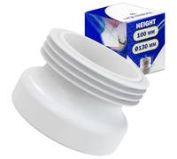 Manguito WC de Conexión para WC de Plástico Flexible Ø130 mm Altura 100 mm - Garantía de 10 Años - MONTERAL