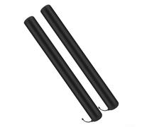 Manguitos de almohadilla para poste de guía de remolque de barco, material de neopreno, 2 piezas con cordón, 48 pulgadas de largo