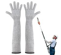 Manguitos de brazo resistentes a cortes - Manguitos de seguridad para protección de brazos, mangas resistentes a cortes de alto rendimiento | Flexibles y livianas para construcción, soldadura,