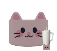 Manguitos De Café De Silicona Reutilizable,Bridas De Silicona Con Animales Tazas - Fundas Aislantes Para Tazas - Para Hogar, Bar, Oficina, Vacaciones, Viaje, Té, Bebidas Calientes Y Frías