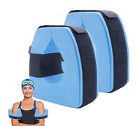 Manguitos de espuma para el agua, 2 unidades, muñequeras portátiles, bandas ligeras de flotabilidad para natación, entrenamiento acuático, entrenamiento físico y deportes acuáticos para adultos
