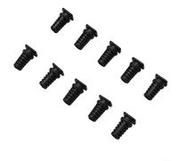 Manguitos de goma para cable para alivio de tensión en cables de herramientas eléctricas, 10 piezas (5 mm, negro)