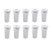 Manguitos de goma para cable para alivio de tensión en cables de herramientas eléctricas, 10 unidades (5 mm, blanco)