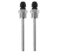 Manguitos de inmersión Thermowell en acero inoxidable 304, 2 piezas con rosca G3/4 pulgadas para una fácil instalación (8 x 50 mm)