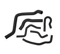 Manguitos de Refrigerante de Silicona, 6 Piezas, Compatible con Type R EK EG, 1992-2000, Resistencia al Calor, Anticorrosión, Azul - Transferencia Eficiente, Sellado (negro)