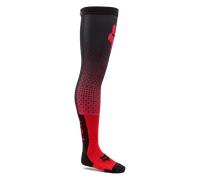 FOX Flexair Fracture KB Calcetines de motocross, negro-rojo, tamaño M para Hombres
