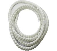 Manguitos para cables, Manguito de cable en espiral, tubo protector tubería 2 metros 8 mm a 16(White,8mm inside diameter)