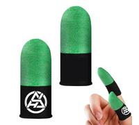 Manguitos para dedos de juego - Manguito para dedos de juego, cubre dedos elásticos 2 unidades | Funda para pulgar para dedo del controlador de juego, cubierta de dedo de pantalla táctil transpirable