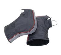 Manguitos para manillar de motocicleta, 1 par de guantes impermeables para manillar de bicicleta de invierno, guantes cálidos a prueba de viento para scooter con cordón para ciclismo al aire lib