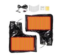 Manguitos para manillar de motocicleta - Calentador de manos de invierno de 12 V, guantes de montar impermeables a prueba de viento | Cubierta de agarre calefactable eléctrica para motocicletas al air