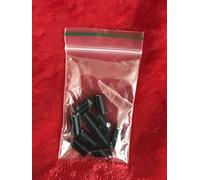 Manguitos, pasador de 2,6 mm, 10 unidades en negro.